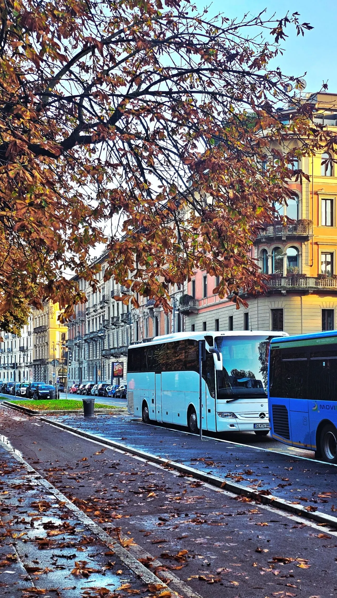 khung cảnh thành phố Milano, Ý