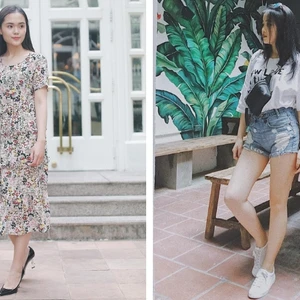 Phong cách thời trang đối lập thú vị của bạn gái cầu thủ U23 Việt Nam