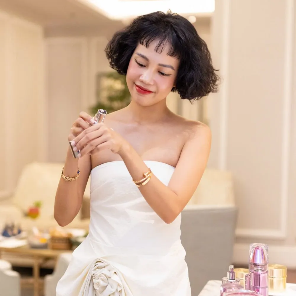 BTV ELLE Vietnam Nicky Khánh Ngọc tại sự kiện La Prairie.