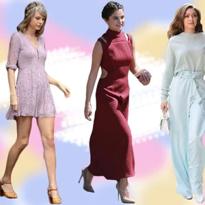 Học cách chọn trang phục dự tiệc cưới tinh tế như Taylor Swift và Selena Gomez 2