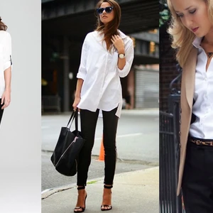 5 kiểu biến tấu độc đáo với sơ mi trắng