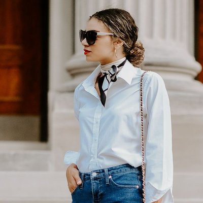 phối màu trang phục phỏng vấn my chic obsession