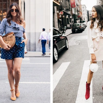 Trang phục thời trang bèo nhún trở lại trong tháng 9 với các fashionista quốc tế