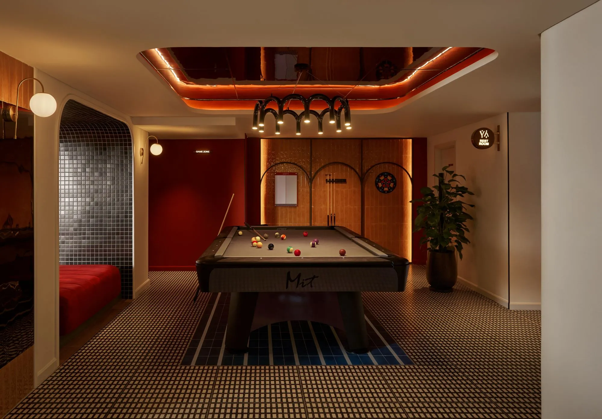 không gian giải trí tại khách sạn savvy