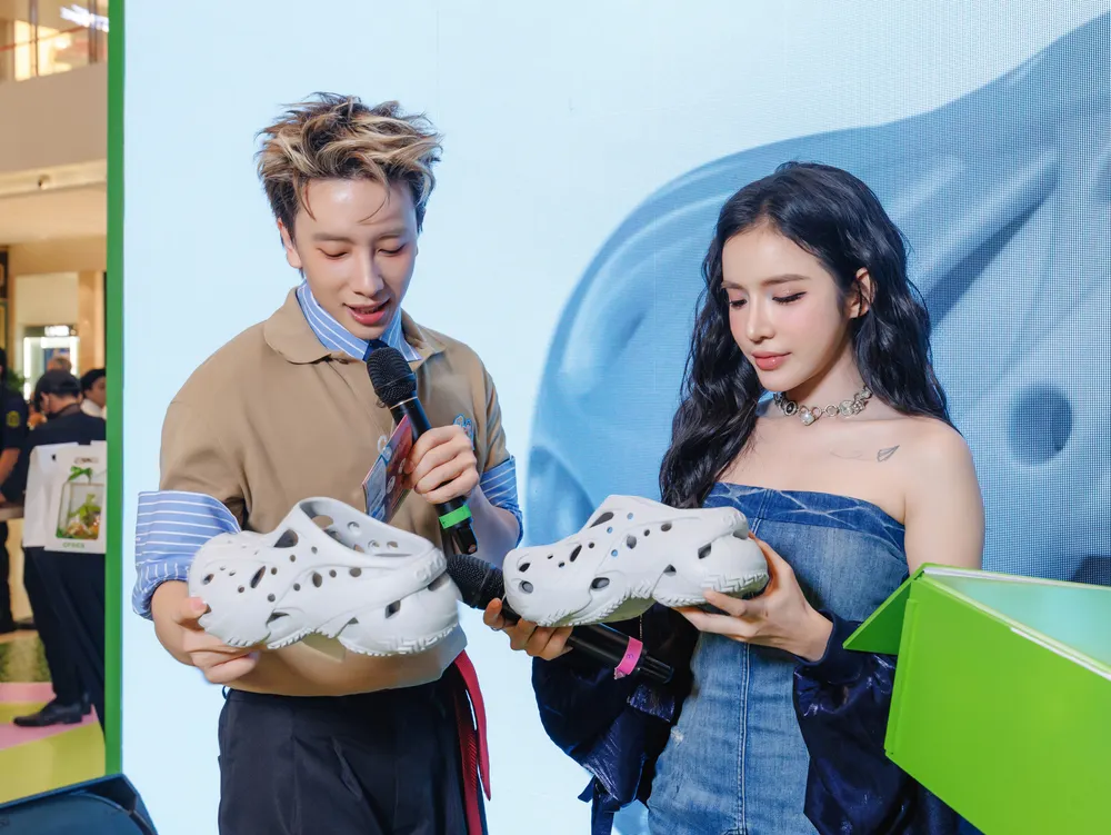 người nổi tiếng tại sự kiện Crocs 