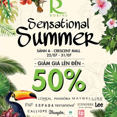 Chương trình khuyến mãi Sensational Summer Sale tại Crescent Mall-1