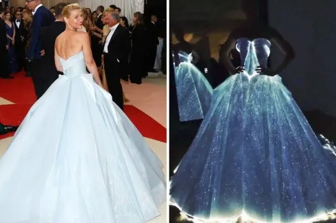 Clare Danes và chiếc váy ballgown rực sáng từ Zac Posen