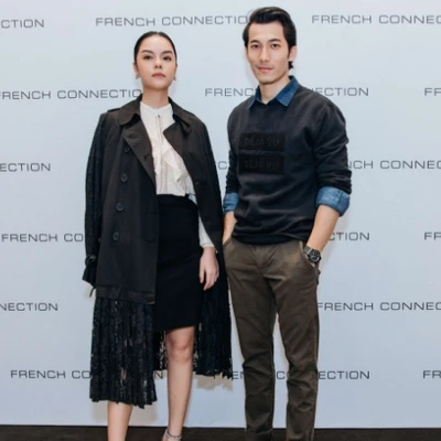Phạm Quỳnh Anh và Liên Bỉnh Phát tại sự kiện ra mắt BST Thu - Đông 2018 của thương hiệu French Connection 10