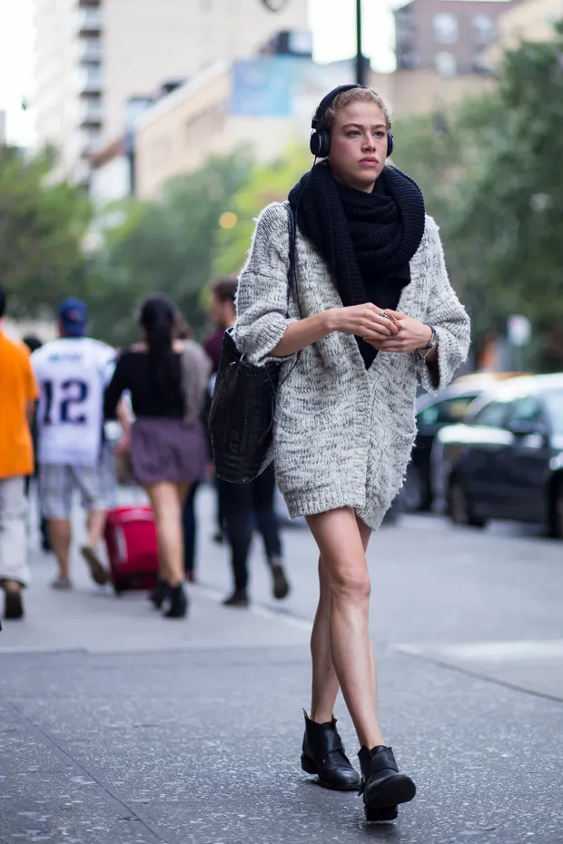 elle style calendar: ao cardigan