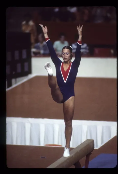 VĐV thể thao Mỹ Debra Wilcox trong thế vận hội tại Montreal, 1976.