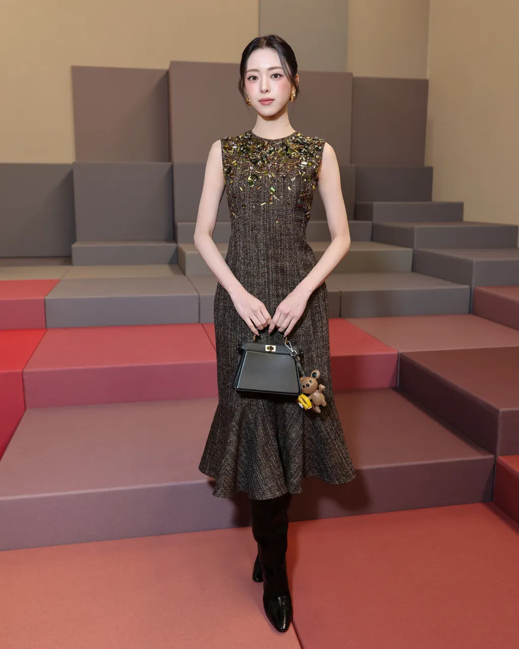 Yuna tại tại show Fendi Xuân-Hè 2026
