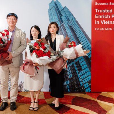 Ba đại diện LG Vina, An Khang và DKSH.