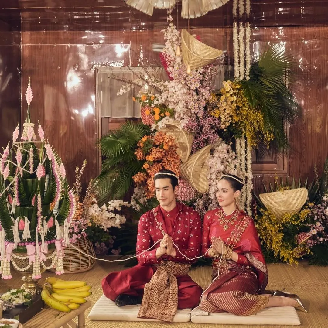 cô dâu thái xinh đẹp trong ngày cưới