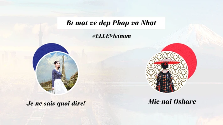 cách làm đẹp kiểu Pháp và Nhật ft