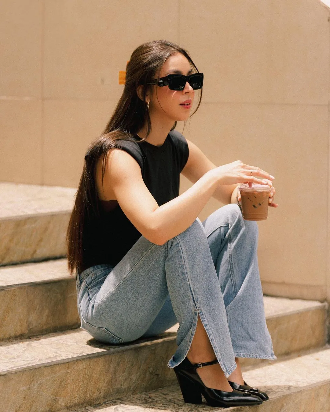 phối đồ cùng giảy mary jane
