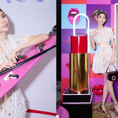 Hoa hậu Thùy Tiên tại sự kiện Lazada ra mắt LazBeauty