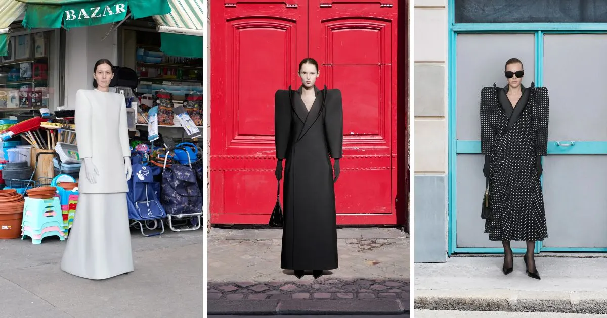 áo suit mạnh mẽ của bst thu hc balenciaga 2025