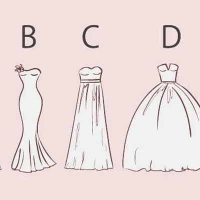 trắc nghiệm về nửa kia qua váy cưới