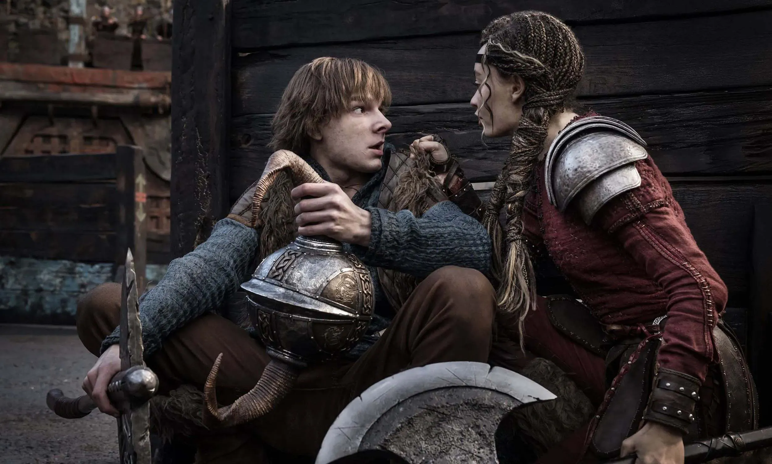 Hiccup và Astrid trong How to Train your dragon