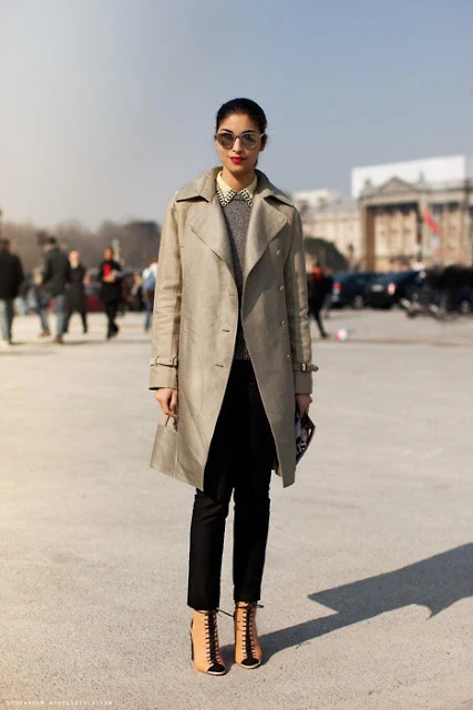 thời trang tuổi 30 với áo khoách trench coat