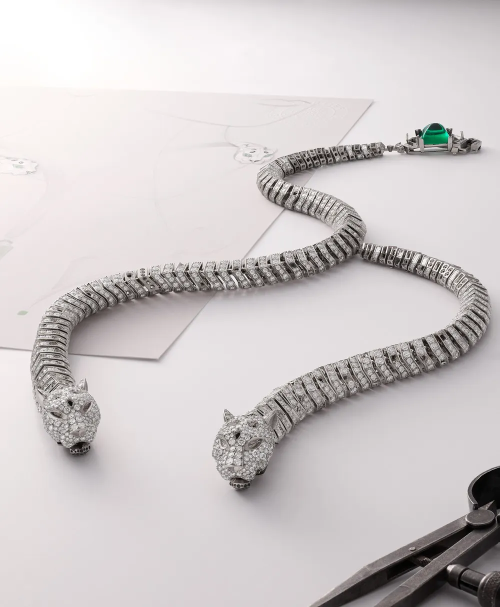 Vòng cổ Panthères Versatiles cartier