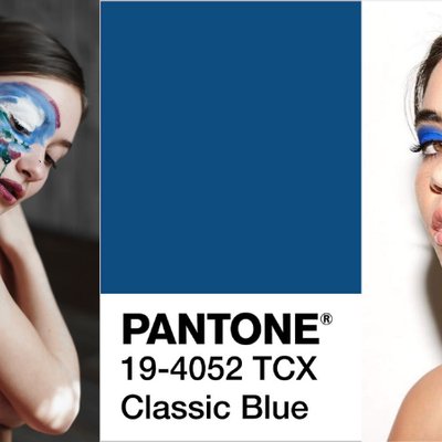 Classic Blue-Chân dung hai cô gái cùng Pantone.