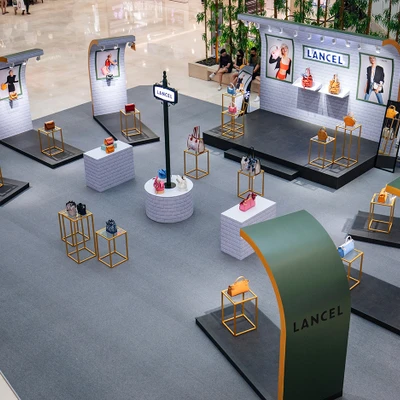 cửa hàng pop-up mang phong cách Paris của Lancel