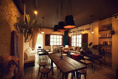 quán cà phê chung cư The Morning Cafe