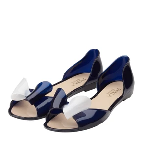 thoi trang giay dep Furla Alissa Jelly Sandals in Blue