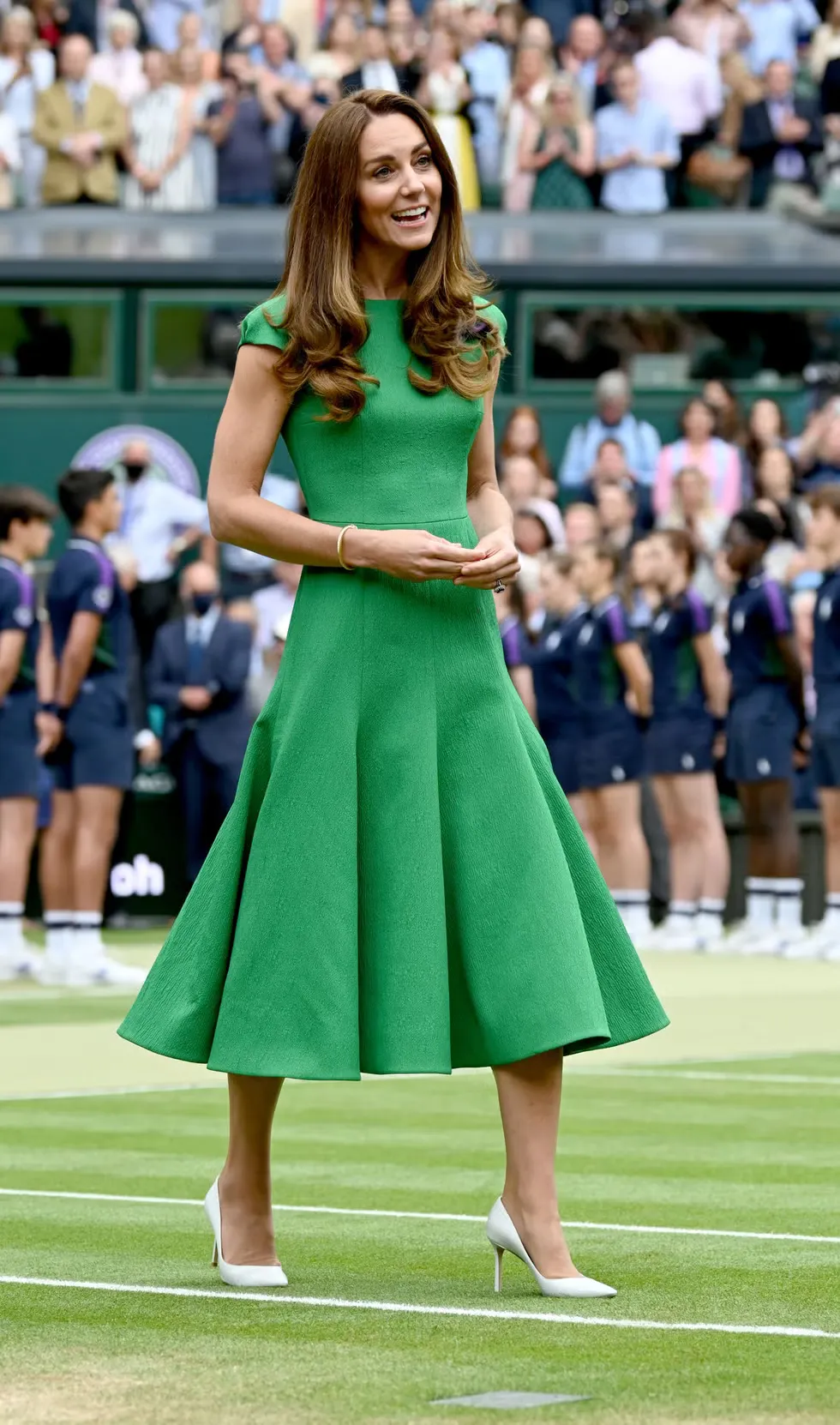 kate middleton tại wimbledon 2021