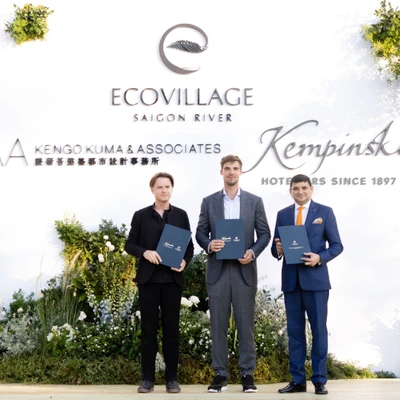 lễ ký kết giữa ecopark và thương hiệu khách sạn kempinski