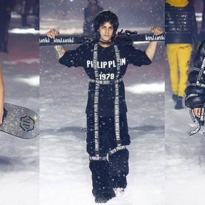 Irina Shayk cùng robot sải bước trên sàn diễn thời trang Philipp Plein