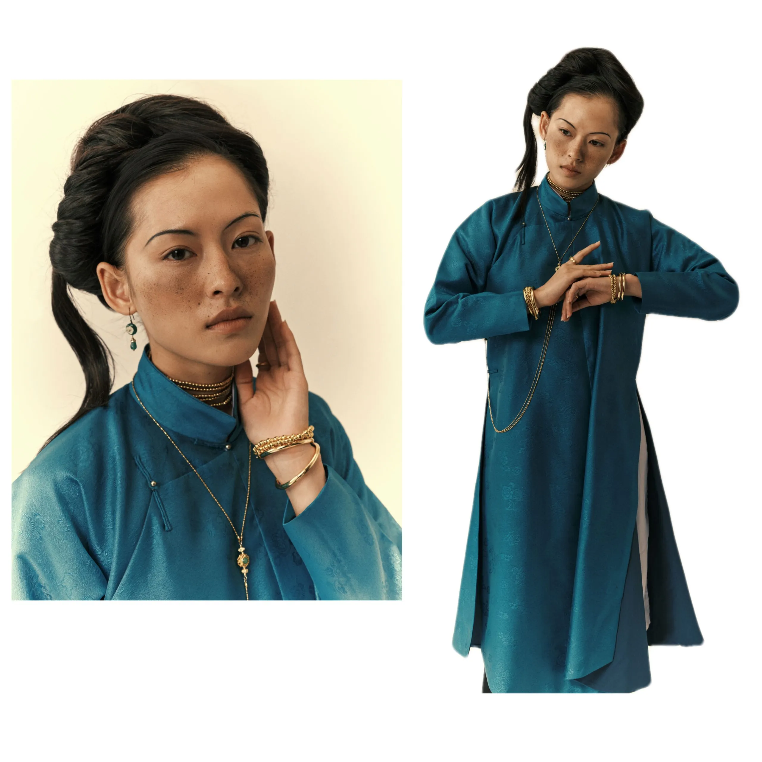 cô gái mang áo dài