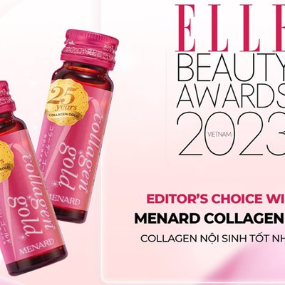 Menard Collagen Gold là “Collagen nội sinh tốt nhất năm” do hội đồng giám khảo của Elle Beauty Awards 2023 bình chọn.