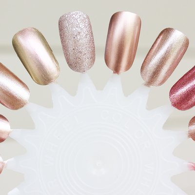 sơn móng tay màu rose gold ft800
