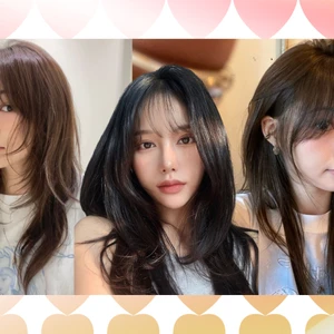 ba cô gái với 3 kiểu tóc mái khác nhau