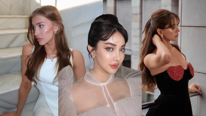 cô gái trang điểm phong cách pearl skin