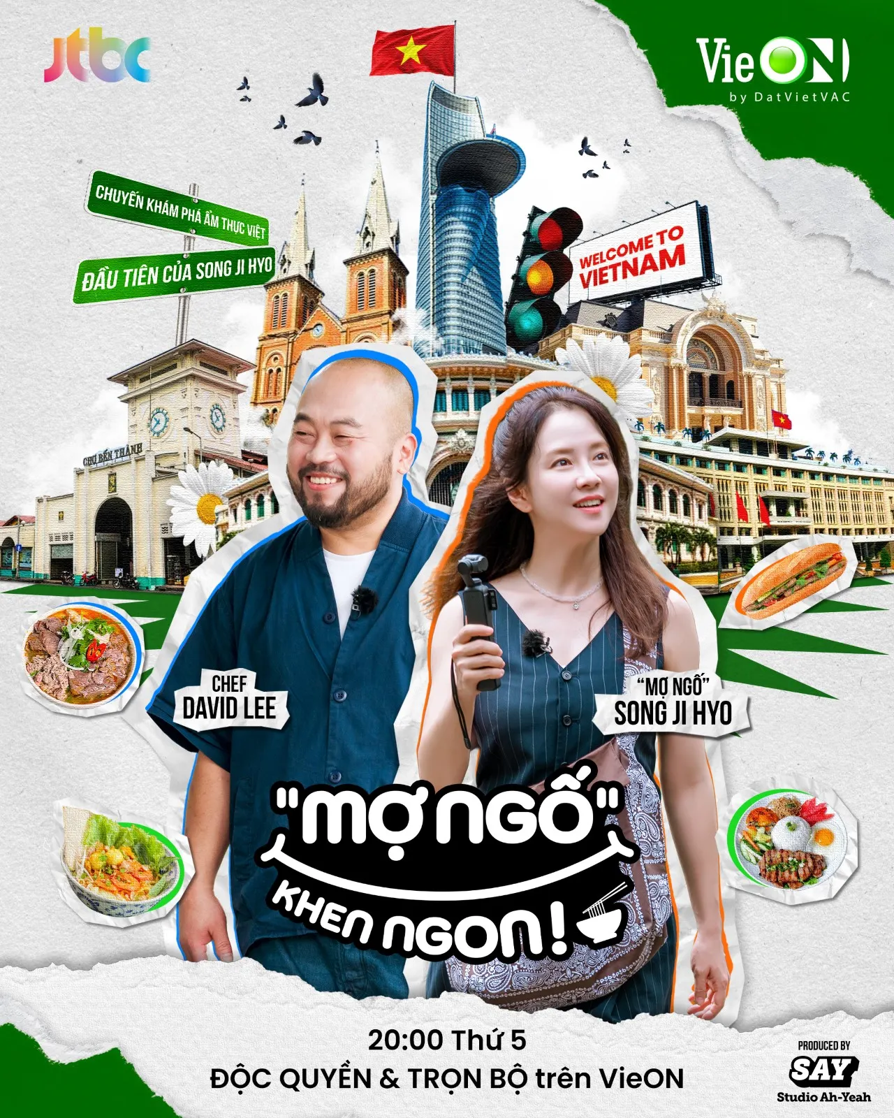 “Mợ Ngố” khen ngon!
là một chương trình ẩm thực - du lịch có sự tham gia của Song Ji Hyo và đầu bếp David Lee.