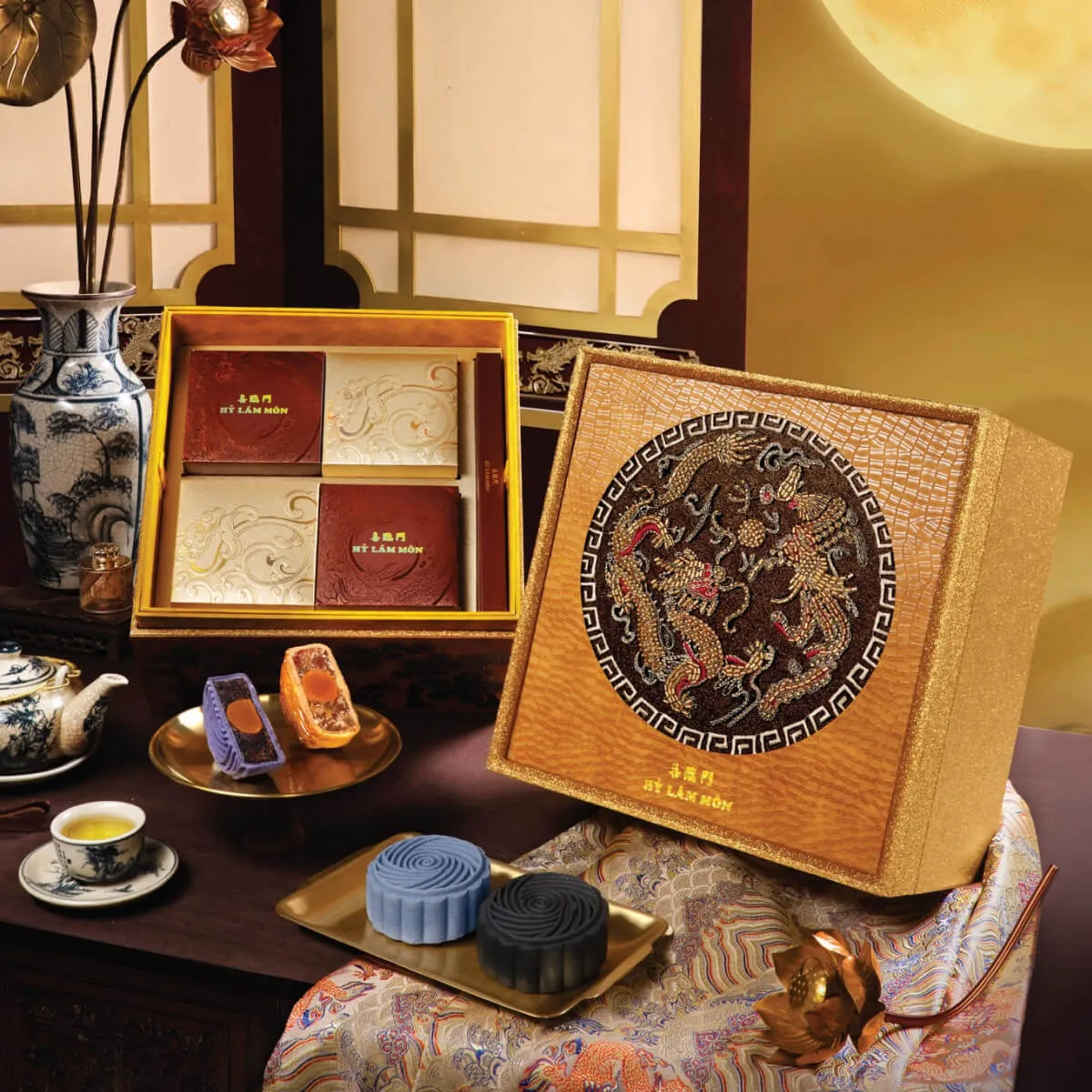 set quà trung thu sang trọng