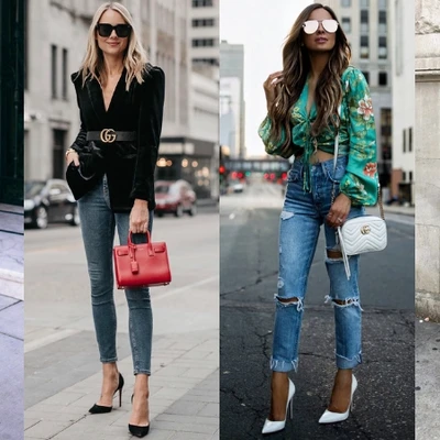 Thử ngay 5 cách "hô biến" quần jeans thành trang phục dự tiệc
