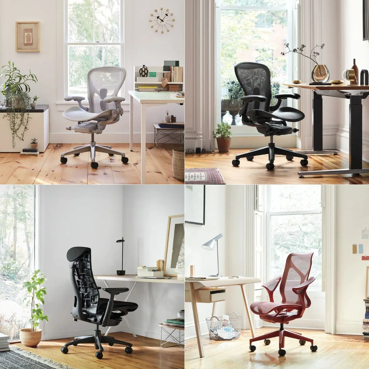 thương hiệu ghế công thái học herman miller