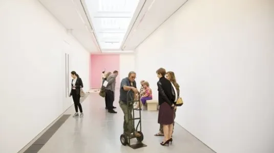 Một góc không gian của buổi triễn lãm.