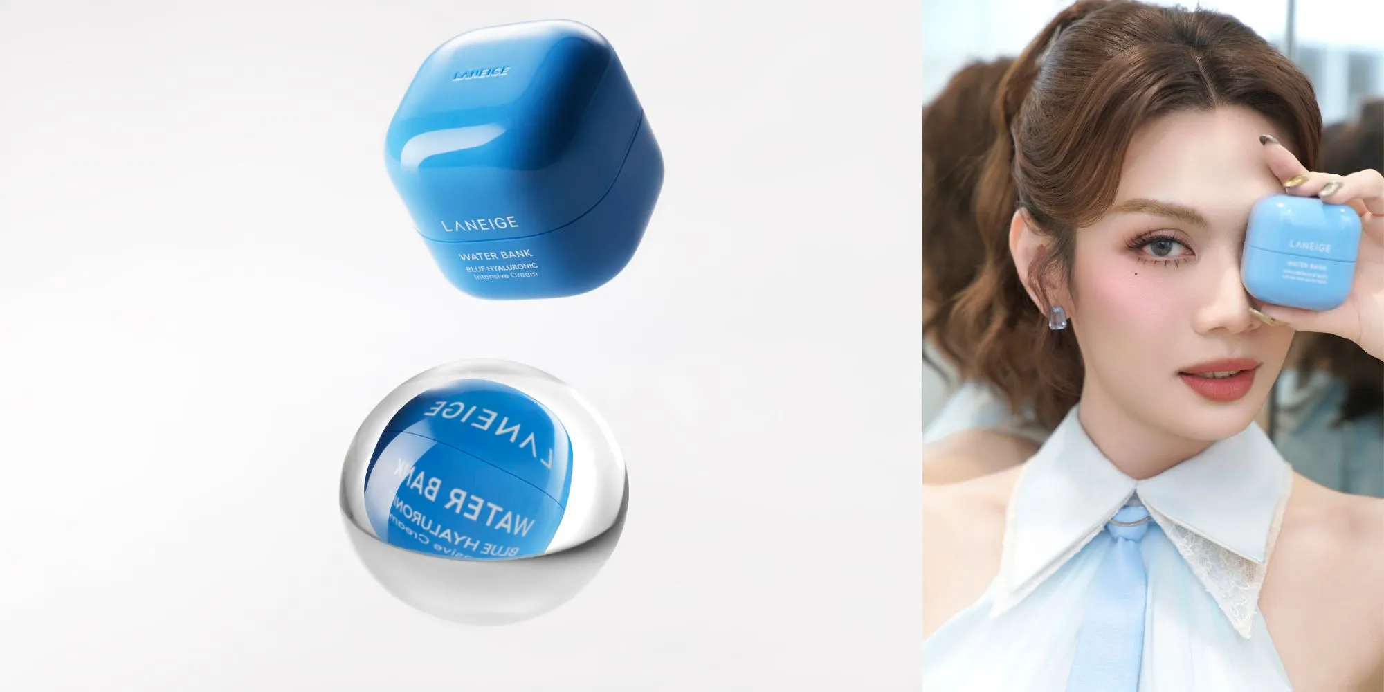 Kem dưỡng ẩm Laneige Water Bank Blue Hyaluronic Intensive Cream phiên bản màu xanh dương nổi bật