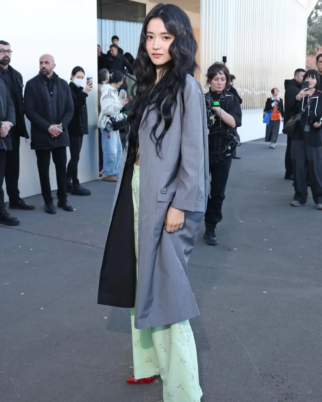 Kim Tae Ri tại show diễn Prada Thu-Đông 2026