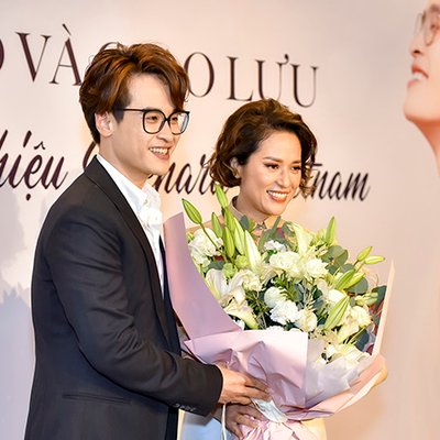 Đại sứ thương hiệu Hà Anh Tuấn trong buổi ra mắt
