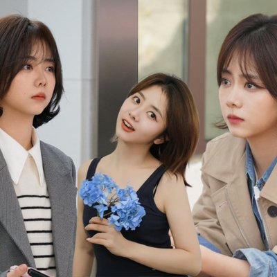 Đàm Tùng Vận tạo kiểu tóc ngắn, trang điểm nhẹ nhàng trong phim "Em đẹp hơn cả ánh sao"