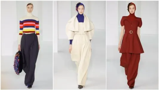 Những chiếc quần ống rộng của Delpozo