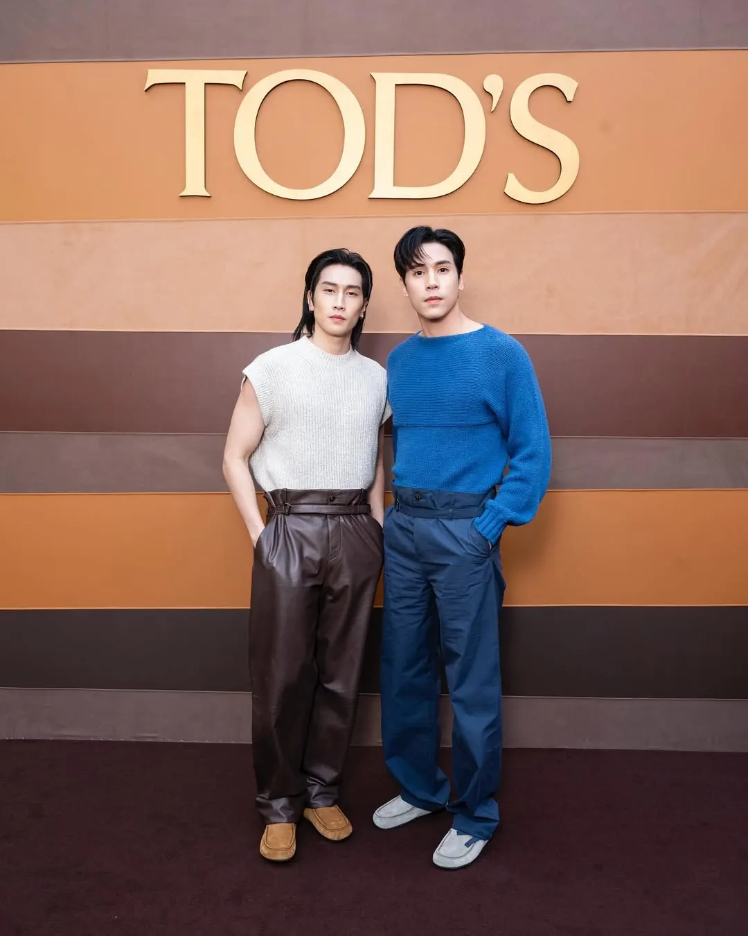 Bible Wichapas Sumettikul &amp; Jespipat Tilapornputt tại show Tod's trong Tuần lễ thời trang Milan Thu-Đông sao thái