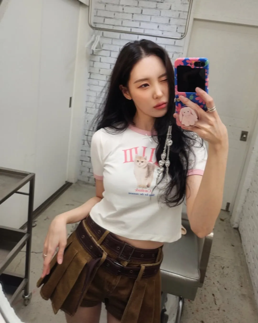 miyayeah quần short phối áo tay ngắn
