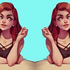 hai cô gái đang ngồi nhâm nhi nước ngọt